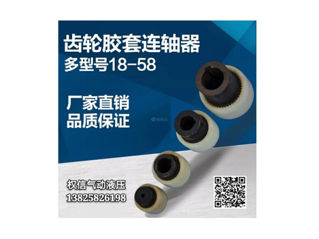 齿轮胶套连轴器 多型号18-58