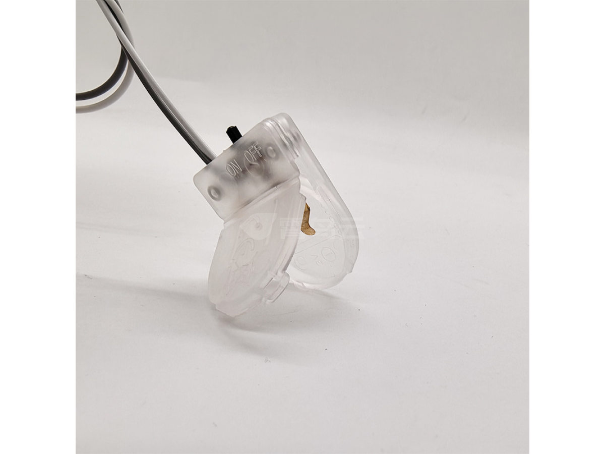 单粒透明纽扣电池盒