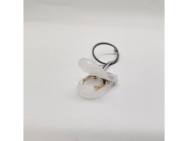 单粒透明纽扣电池盒