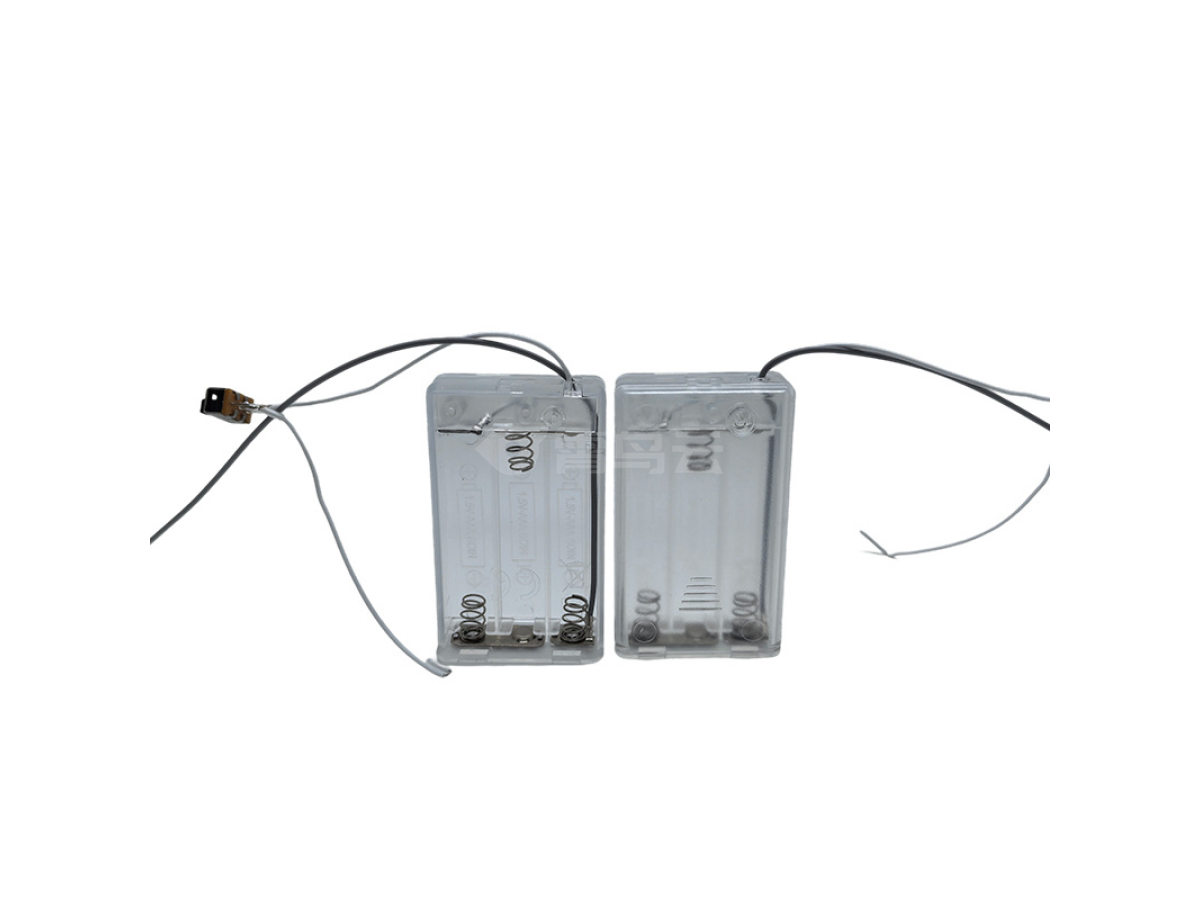 三节7号透明电池盒